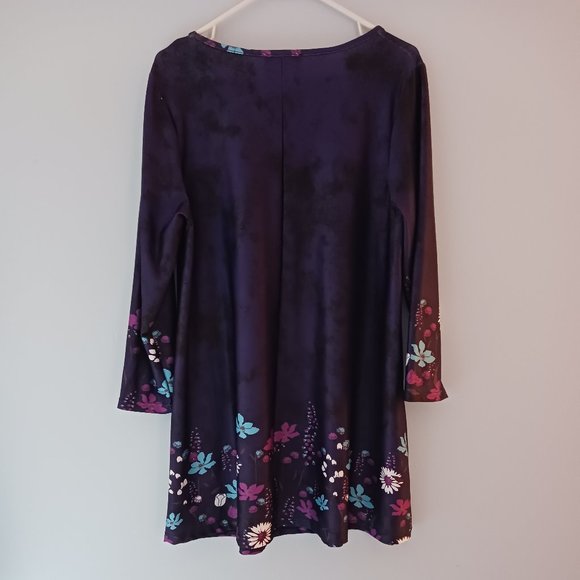 Purple tunic dress - Picture 2 of 5